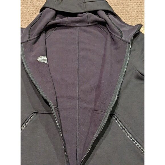 Lululemon Men's Medium Welter Weight Hoodie Black Full Zip Embroidered - Picture 5 of 9